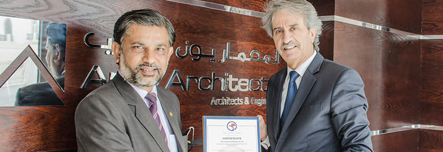 Arab Architects Receives ISO 9001:2015 International Certification